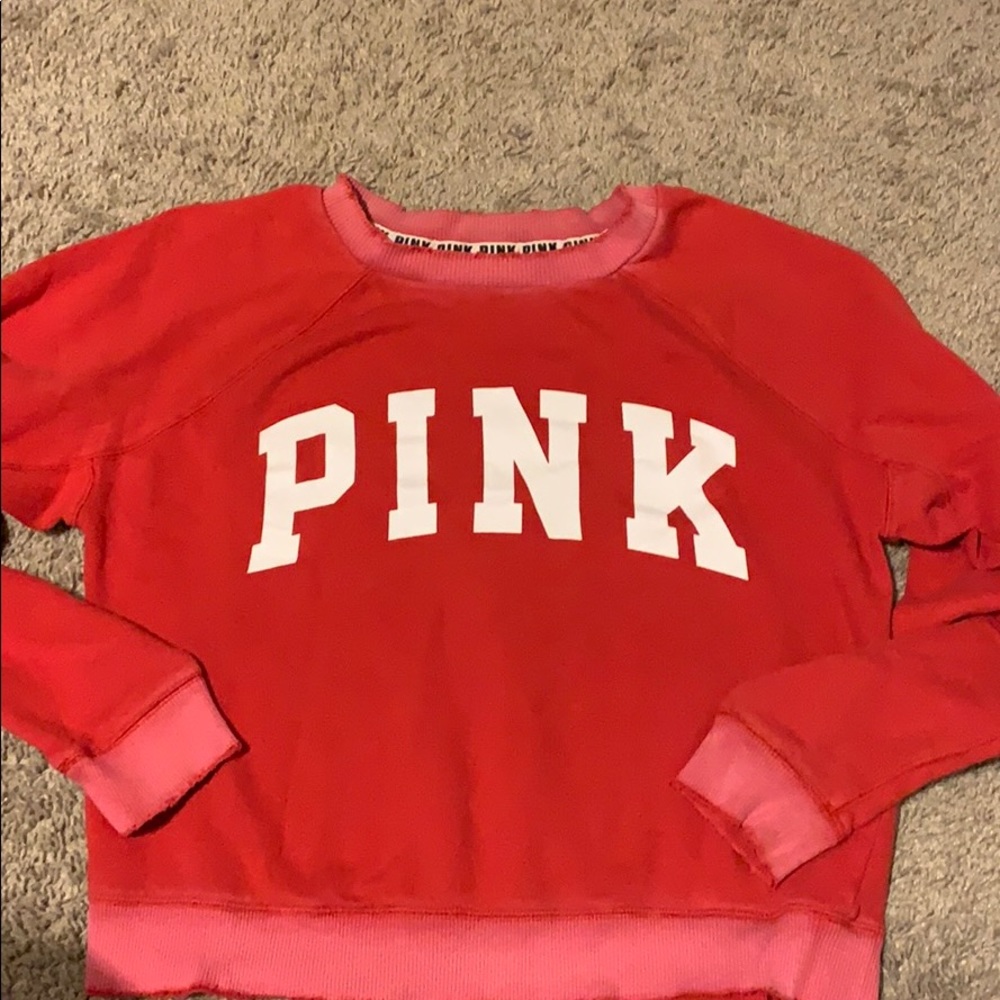 GIRLS Teen PINK graphic sweatshirt XS